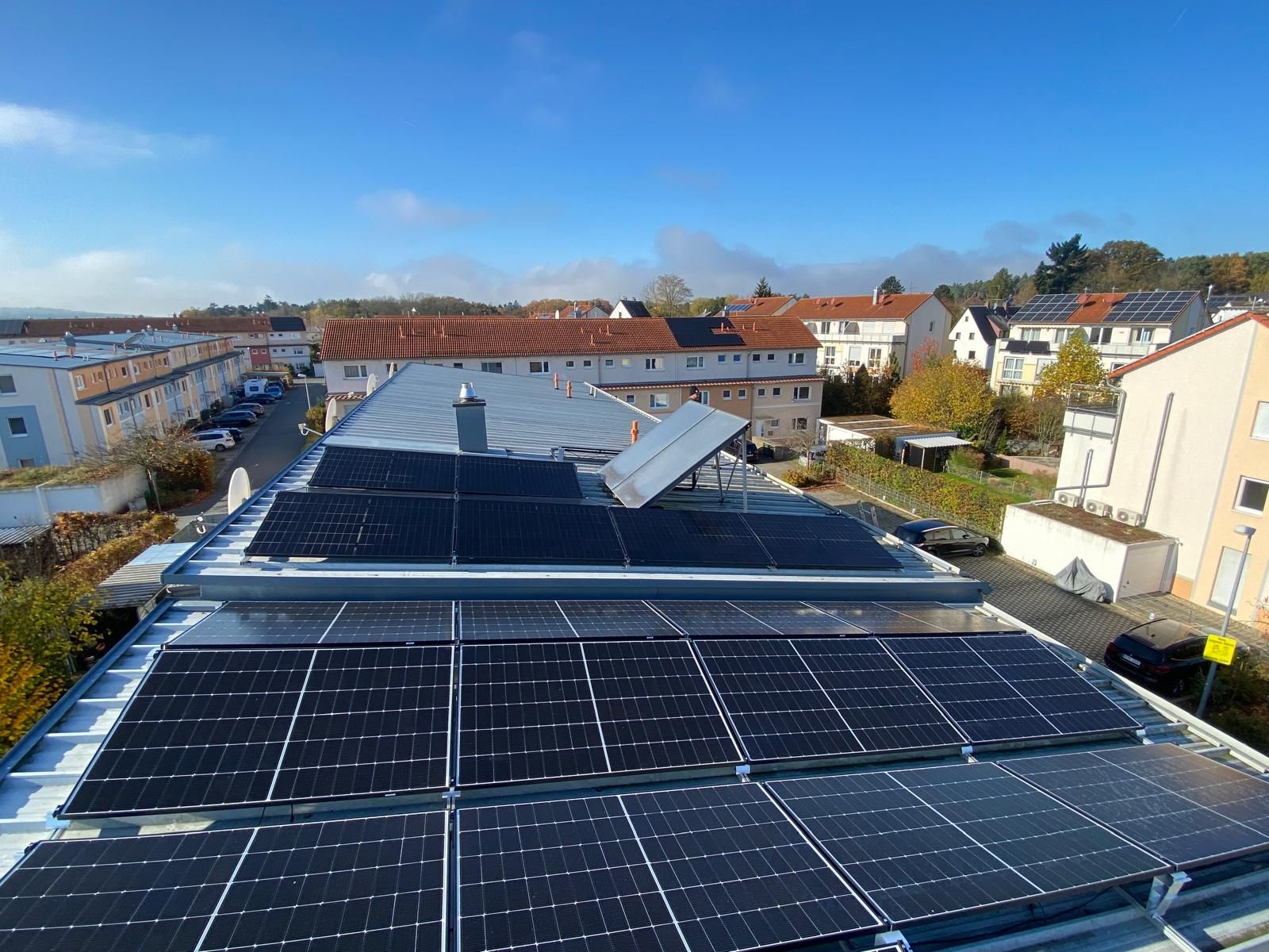 PV-Anlage mit Ost-West-Ausrichtung in Bayreuth
