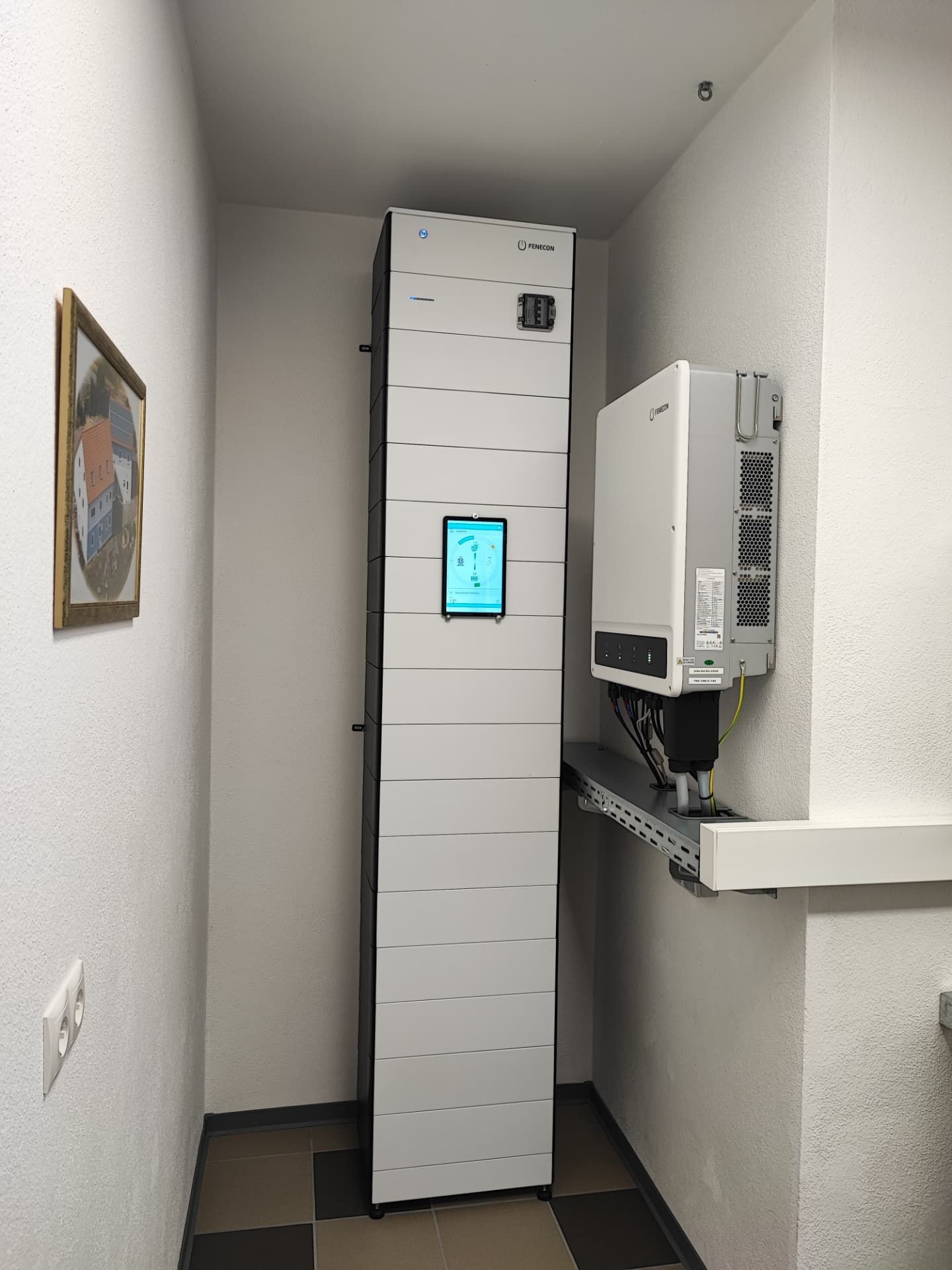 Stromspeicher mit Touch-Display in Forchheim